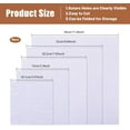 thumbnail image 2 of 15Pcs 5 Styles Blank Cross Stitch Fabric 3.9/5.9/7.9/9.8/11.8inch 14 Count White Cotton Aida Cloth Reserve Cross Stitch for Embroidery Decoration, 2 of 7