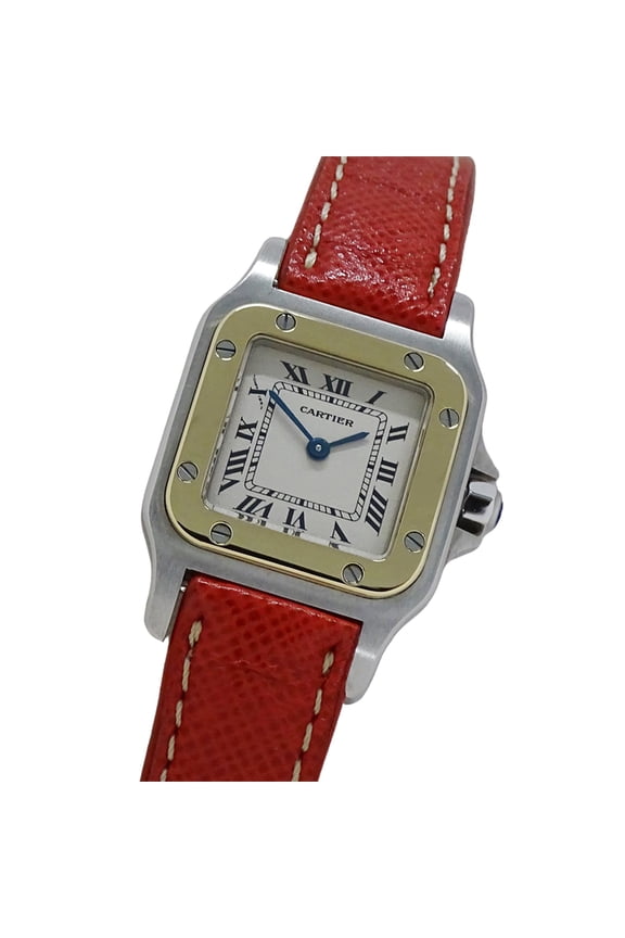 Pre-Owned Cartier Santos Galbe SM Quartz Watch for Women, W200124D, Stainless Steel... (Good)