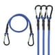 thumbnail image 1 of Workpro Cuerda elástica de 24 pulgadas con gancho de aleación de aluminio, paquete de 4 correas de goma superiores resistentes, cuerda elástica fuerte para tienda al aire libre, portaequipajes, campin, 1 of 8