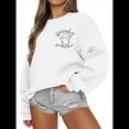 thumbnail image 1 of Sudadera de Halloween para Mujer, Suéter Bordado de Temporada Espeluznante, Suéter de Otoño Fantasma. XL, 1 of 9