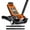 Orange, variant on Garvee 3 Ton Low Profile Floor Jack, 6613 lbs Capacity, Dual Pump Hydraulic Steel Jack, 18.3 in Max Lift, 5-Stroke Quick Lift, Pink