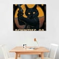 thumbnail image 2 of Orinice Cute Cat Fine Art Aesthetic Poster & Print Wall Painting for Classroom Kitchen Office Farmhouse Bathroom Room Decor Pictures Wall Art Canvas Living Room Bedroom Home Office Wall Decor 20x16in, 2 of 6