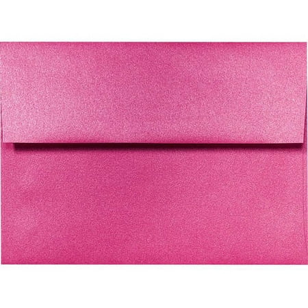 A6 Invitation Envelopes (4 3/4 x 6 1/2) - Azalea Metallic (1000 Qty.)