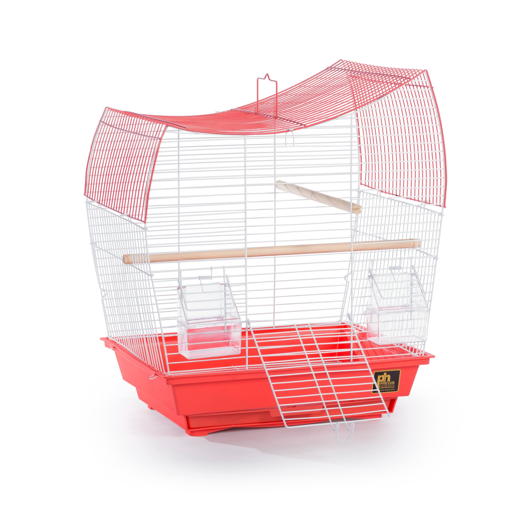 Prevue Pet Products Southbeach Coral/White Wave Top Bird Cage SP50110