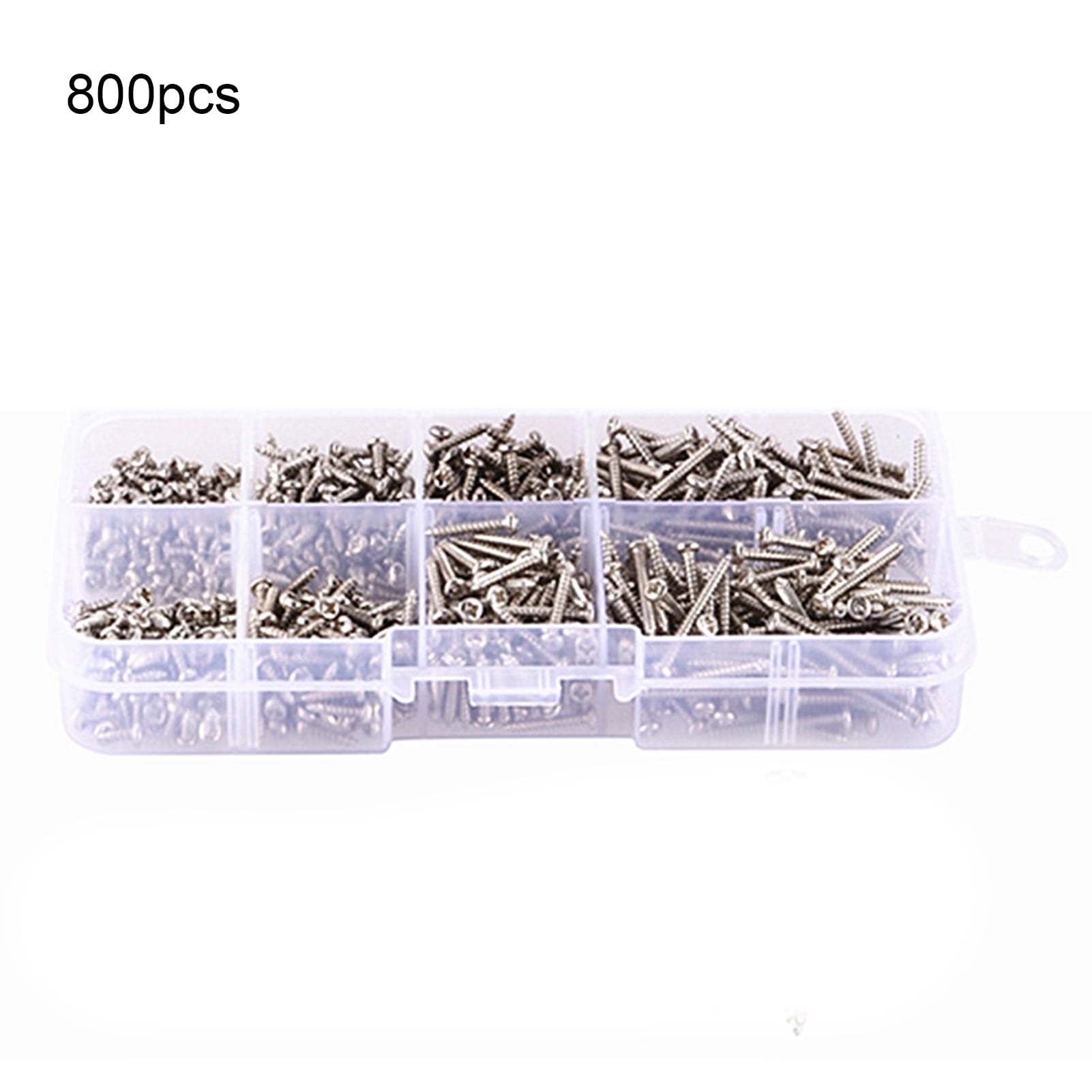 Vearear Essential Hardware Tools 800pcs M2 Tapping Screw Natural Color Surface Treatment Wear Resistant 304 Stainless Steel Smooth Burr Free Cross Head Screw For Construction Site Walmart Com Vearear Essential Hardware Tools 800pcs M2 Tapping Screw Natural Color Surface Treatment Wear Resistant 304 Stainless Steel Smooth Burr Free Cross Head Screw For Construction Site Walmart Com