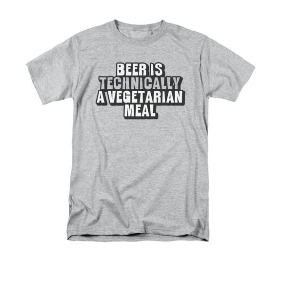 Beer Is Technically A Vegetarian Meal Funny Joke  Adult T-Shirt