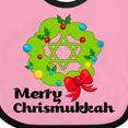 thumbnail image 4 of Inktastic Merry Chrismukkah Boys or Girls Baby Bib, 4 of 4