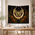 thumbnail image 5 of Pale Green Luna With Moth Prominent Eyespots Its, Mystical Fantasy for Space Lovers, Galaxy Room Decor, Mother's Day Gift, Tapestry Wall Hanging for Bedroom and Dorm, 5 of 7
