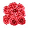 thumbnail image 2 of Virtual Warehouse Paquete de 10 rosas de simulación de espuma PE flores decorativas para el lugar de la boda de 8 cm A2 rojo ANGGREK Otros, 2 of 8