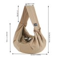 thumbnail image 2 of Portable Pet Sling Bag for Small Dogs Cats and Rabbits with Breathable Mesh Pocket Outdoor Travel Accessory, 2 of 3