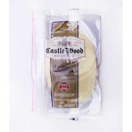 Castlewood Sliced Provolone Cheese, 8oz