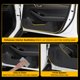 thumbnail image 5 of Pegatina antichoque de cuero para Honda Accord 2023-2025, protector de rasguños para puertas, fibra de carbono negra, 1 juego, 5 of 7