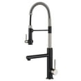 thumbnail image 1 of Kraus KPF-1603SFSMB Artec Pro Robinet de Cuisine Commercial Sans Tache 2 Fonctions avec Bec à Ressort Rétractable et Remplisseur de Pot & Acier Inoxydable & Noir Mat, 1 of 14