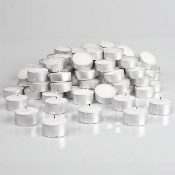 Richland Extended Burn Tealight Candles White Unscented Set of 100