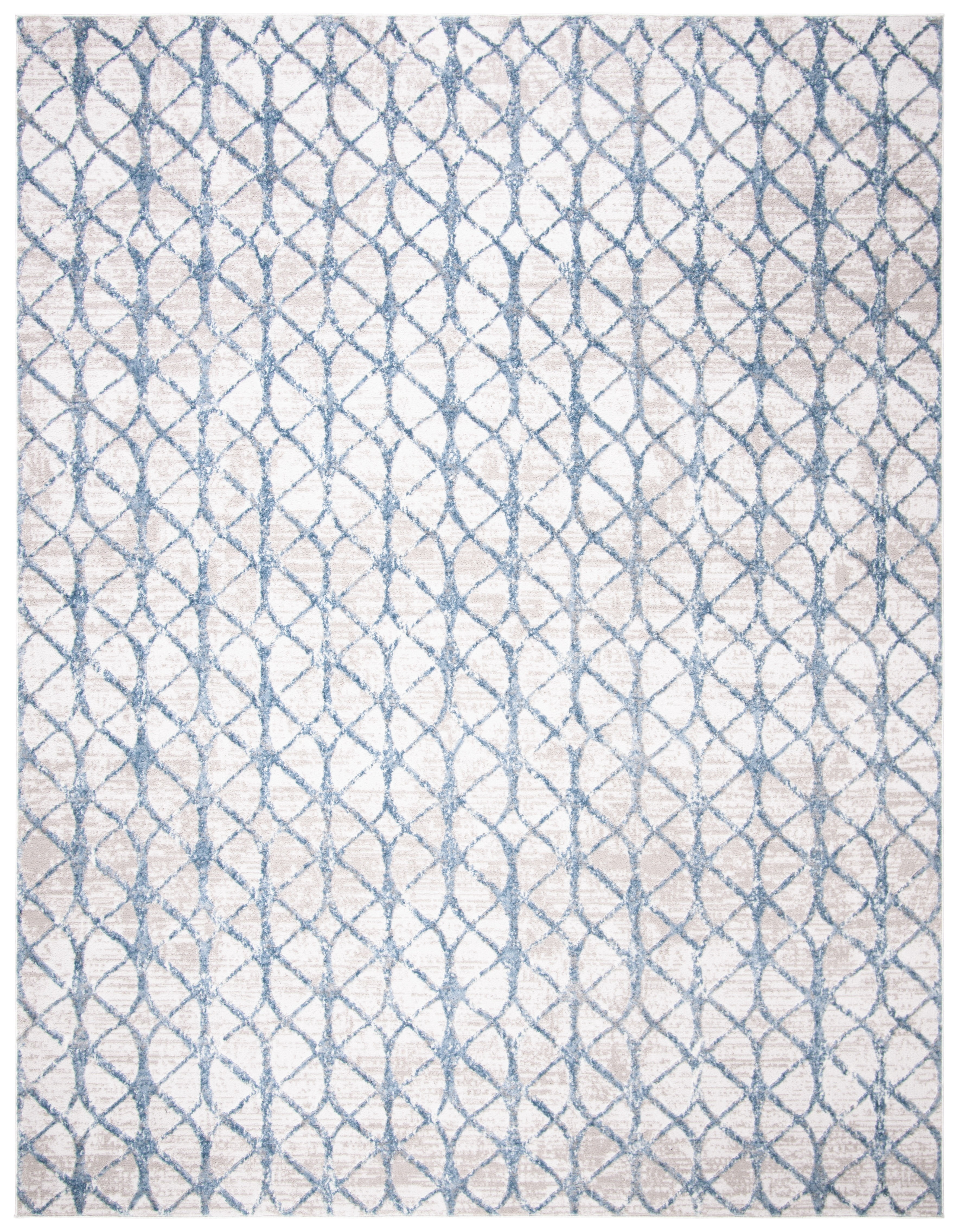 SAFAVIEH Amelia Floella Geometric Area Rug, Gray/Blue, 8' x 10'