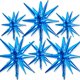 thumbnail image 2 of PartyWoo Star Globos 6 piezas, una pieza de 14 puntas Azul Real Star Explosion Globos con PartyWoo PartyWoo, 2 of 2