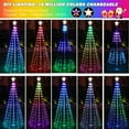 thumbnail image 3 of Large  Christmas Tree-LED Lighted Christmas Tree portable Tree light,color Changing cone tree lights with  Remote Control,Patio, Beach, Pool, Cruise Party,Gift 1pc, 3 of 10
