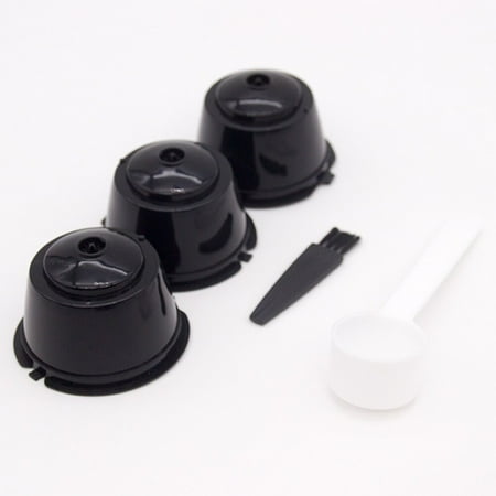 

Reusable Coffee Capsule Cup Spoon Brush Refill Filter for Nespresso Dolce Gusto
