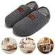 thumbnail image 5 of Pantuflas interior para casa calcetines zapatos mocasines con espalda cerrada forro polar peluche mujer (gris 40-41), 5 of 9