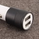 thumbnail image 3 of Methold 2.1A 1A Aleación 2 puertos USB de coche USB dual de carga inteligente universal para para teléfono móvil Android Electrónica Negro+Blanco, 3 of 6