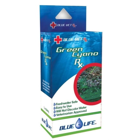 Blue Life Green Cyano Rx [Aquarium, Medications FW & SW] 1 oz (30 ml)