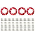 thumbnail image 3 of 4-Pack 1.9-Inch Aluminum RC Beadlock Rings - Red Replacement Hub Accessories for Remote Control Vehicles, Lightweight 45g Construction, Compact 11x8x3cm Packaging, 3 of 6