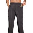 thumbnail image 5 of Youclos Mens 4-Way Stretch Sweatpants Joggers: Breathable, dual contrast zipper pulls and zipper pocketsAthletic Pants for Gym Casual Daily, 5 of 6