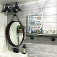 thumbnail image 2 of XUEHUAPIAOPIAO Bathroom Rules Sign 12" x 16" Modern Artwork Framed Canvas Art Prints, 2 of 5