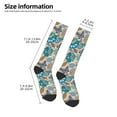thumbnail image 2 of Balery Vintage Floral Butterflies Calcetines novedosos Calcetines deportivos Calcetines hasta la rodilla Calcetines de algodón Calcetines originales y geniales, 2 of 6