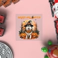 thumbnail image 4 of Happy Halloween Siberian Husky Witches Hat Pumpkin Carving Cutout Transfer Sticker Husky Dog Lover Gifts Transparent Decal Art Decor - 02019, 4 of 5
