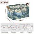 thumbnail image 7 of Yayeee Foldable Storage Basket for Shelves with Handles Waterproof Cloth Bins, Retro Tree, 7 of 7