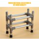 thumbnail image 3 of Estante Para Zapatillas De Baño, Zapatero Simple De Acero Inoxidable Para Dormitorio, Balcón, Comedor Noticed HA024916-02, 3 of 7