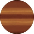 thumbnail image 1 of Ahgly Company Machine Washable Indoor Round Transitional Orange Red Orange Area Rugs, 5' Round, 1 of 7