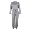 thumbnail image 3 of ITFABS Ensemble de Sport Décontracté pour Femmes d'Automne, Chandail à Manches Longues + Pantalon à Cordon, 3 of 8