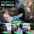 thumbnail image 3 of Todays Kids 2 Pack Kick Mats Back Seat Protector - Backseat Car Organizer for Kids, Car Storage Organizer, Back Seat Cars Organizers, Cars Organizers Backs Seats, Travel Accessories, No Pockets, 3 of 9