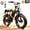 20" 73D Upgrade, variant on XKJ Electric Bike for Adults, Ebike, Electric Bicycle with 576WH Removable Battery,26" Mountain Ebike 25MPH,40+ Miles(MAX),800W High Motor,Multi-Shock Absorption,Commuting,UL2849