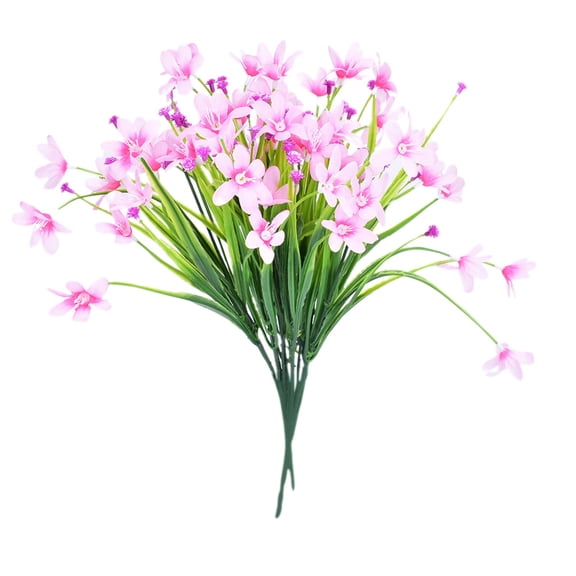 PYPESEEWY Clearance Artificial Fake Flowers Outdoor Artificial Flower Plastic Faux Daisy Wildflowers Indoor Outside Garden Decor Artificial Flowers for Outdoors