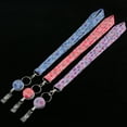 thumbnail image 6 of 3/pack Fabric Neck Strap Lanyard ID Badge Name Tag Holder Key Chain - 3,, 6 of 6