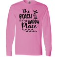 thumbnail image 3 of Inktastic Spring Break the Beach is My Happy Place Long Sleeve T-Shirt, 3 of 5