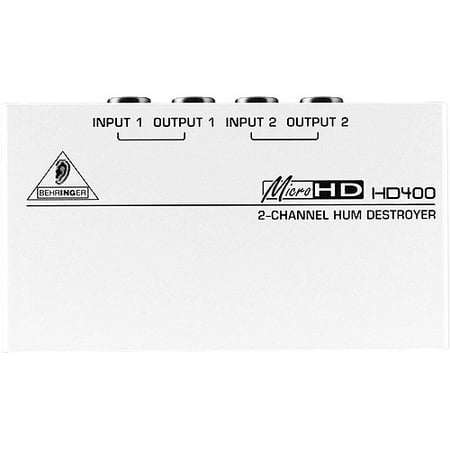 Behringer MICROHD HD400 2-Channel Hum Destroyer