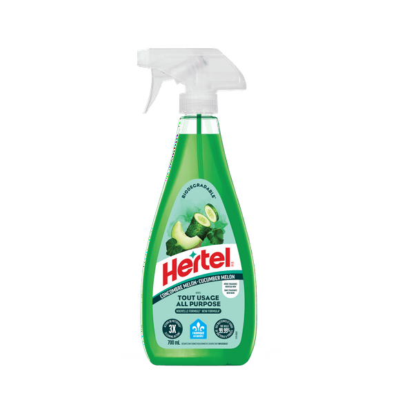 Nettoyant Hertel Désinfectant tout usage, Concombre melon, 700ml