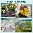 thumbnail image 6 of Uxcell 20 Gauge Floral Wire Flexible Paddle Wire 38 Yard Florist Wire Wreath for DIY decorations Wire Gold 1 Roll, 6 of 6