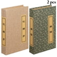thumbnail image 2 of Libro decorativo Vintage Simple: 2 uds., libro falso realista, decoración de estantería para el hogar, 2 of 8