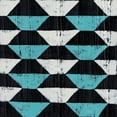 thumbnail image 3 of Zarris, Chariklia 12x12 Black Modern Framed Museum Art Print Titled - Over Under VII, 3 of 5