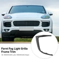 thumbnail image 3 of Fog Lamp Intake Grille Fornt Fog Light Grille Frame Trim Front Bumper Air Guide Trim Shell For  958 2015 To 2018, 3 of 8