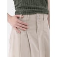 thumbnail image 4 of No Boundaries Mid Rise Button Skirt, Women's, 4 of 7