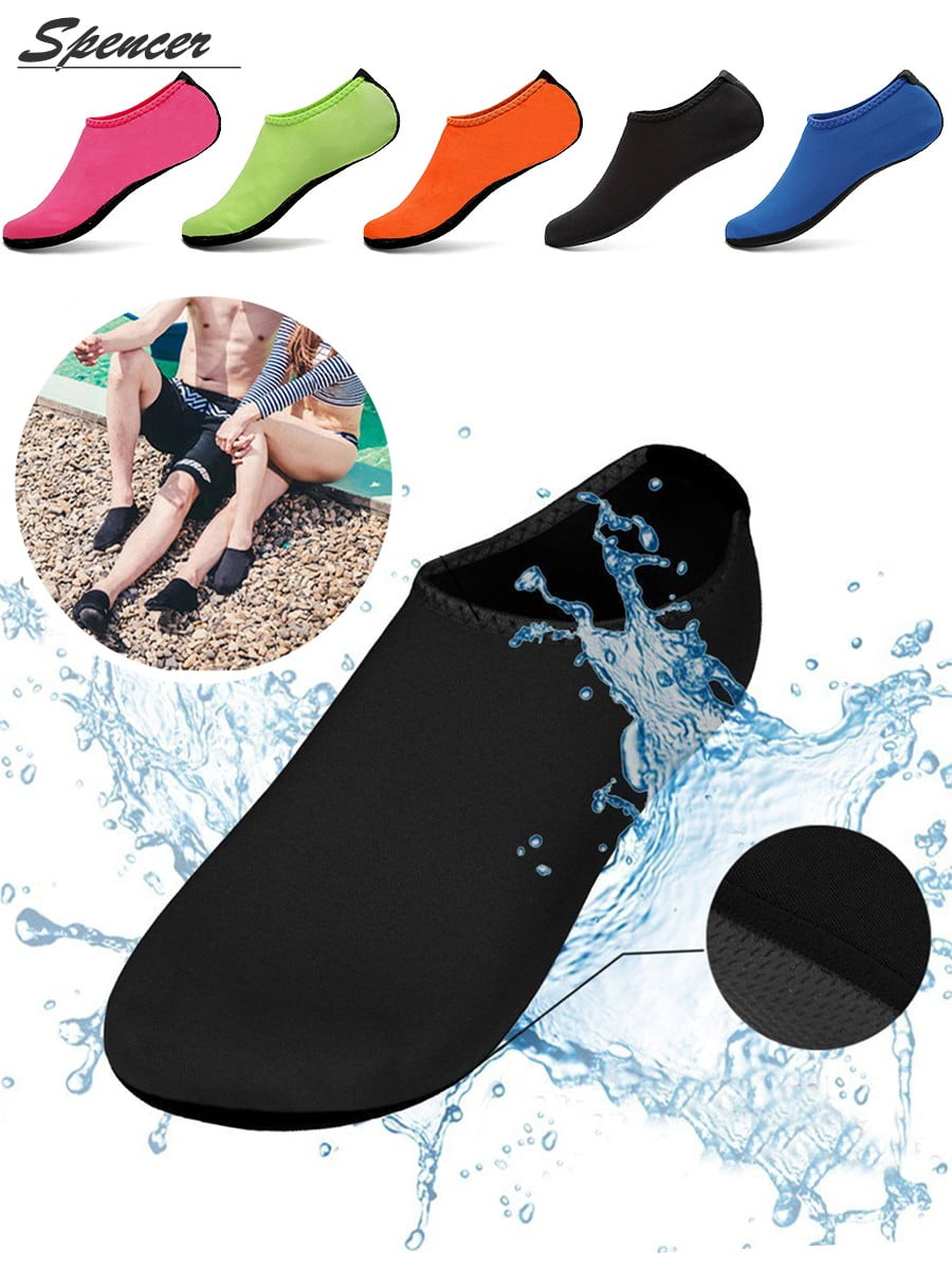 Spencer Men Women Barefoot Water Skin Shoes Aqua Socks for Beach Swim ...
