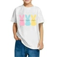 thumbnail image 2 of Aloohaidyvio Easter Egg Hunt Shirt Girls Matching Easter Shirts , Bunny-Themed Short Sleeve Tees for Kids, Soft Crewneck Design 130, 2 of 4