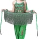 thumbnail image 3 of Falda de danza del vientre, bufanda de lentejuelas brillantes, borla, bailarina del vientre, falda con flecos, disfraz para mujeres y niñas, nuevo, 3 of 5