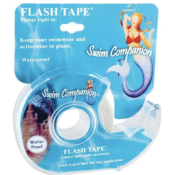 Braza Swim Flash Tape With Exclusive Crack N Peel Liner Double Sided Clear Adhesive Clothing Fabric And Body Tape Walmart Com Walmart Com